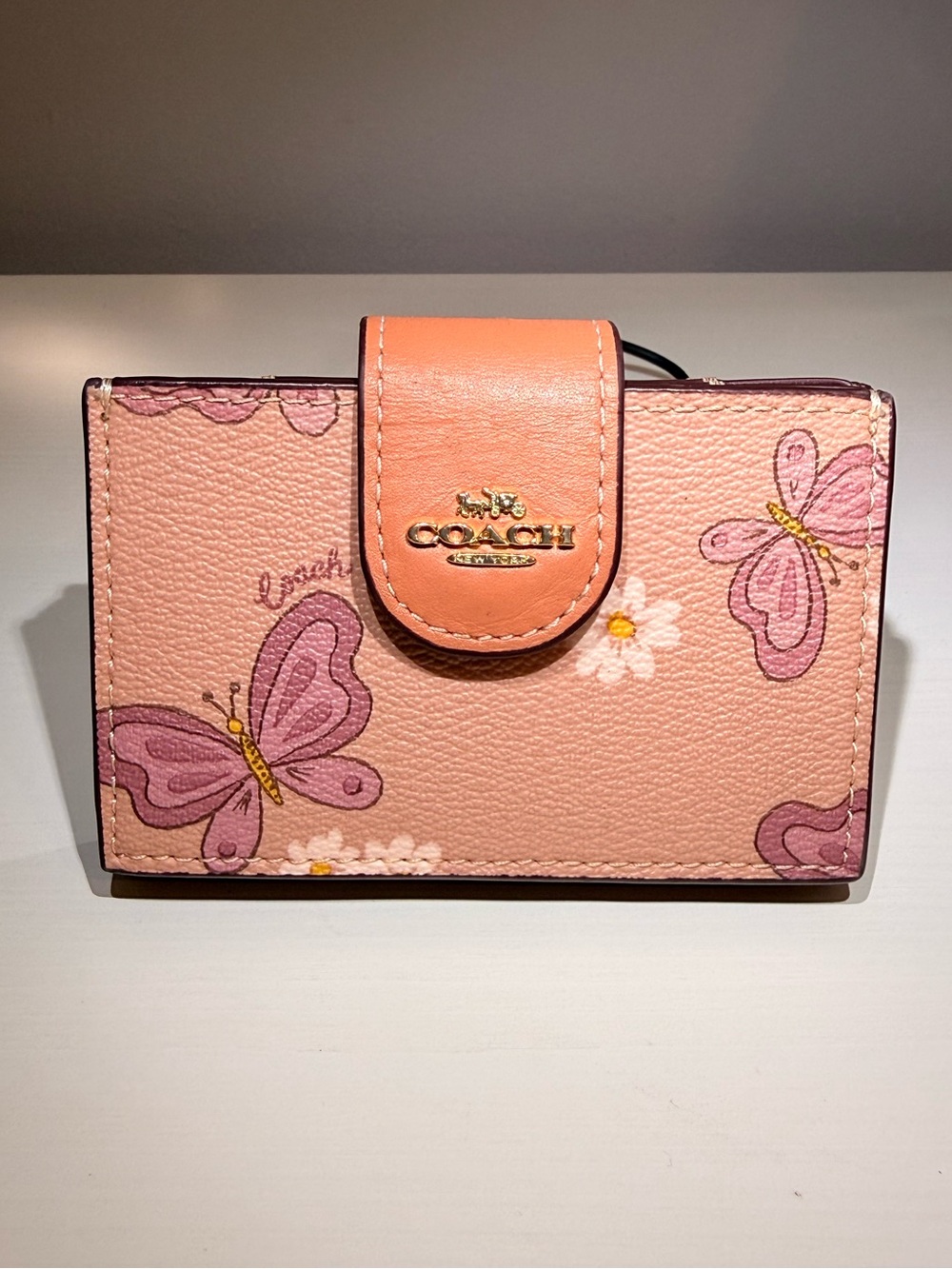 Coach Accordion Wallet in “ Lovely Butterfly Print
